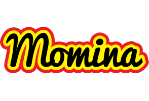 Momina flaming logo