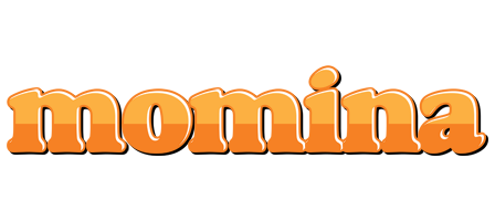 Momina orange logo