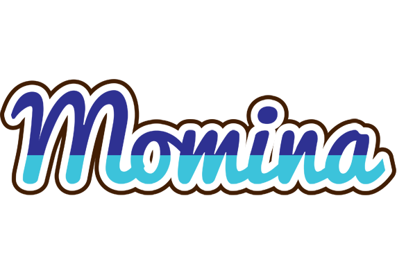 Momina raining logo