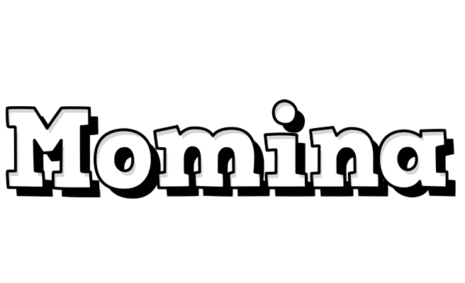 Momina snowing logo