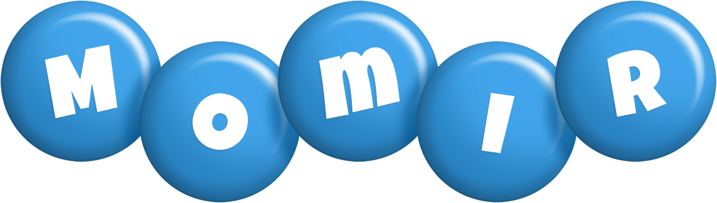Momir candy-blue logo