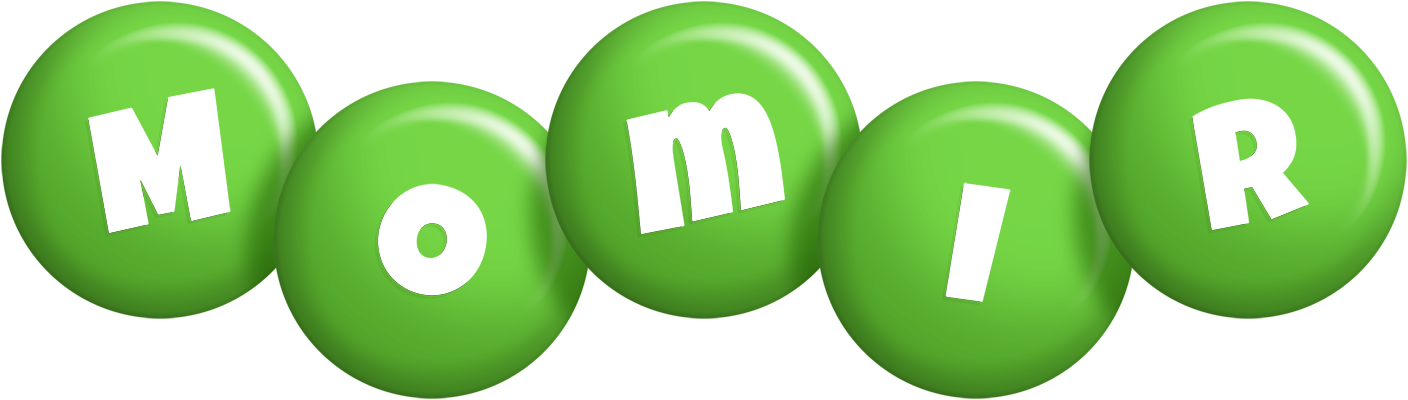 Momir candy-green logo