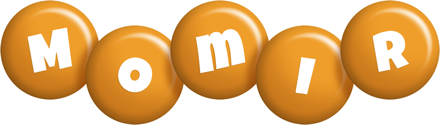 Momir candy-orange logo