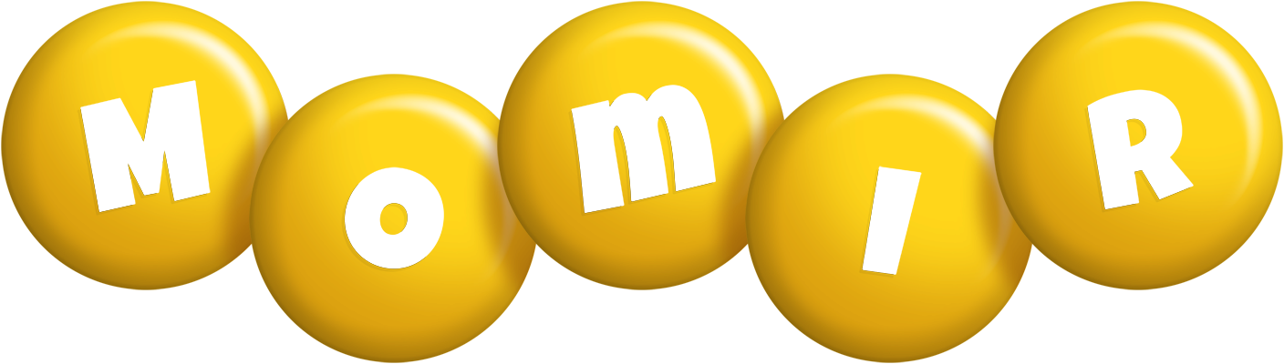 Momir candy-yellow logo