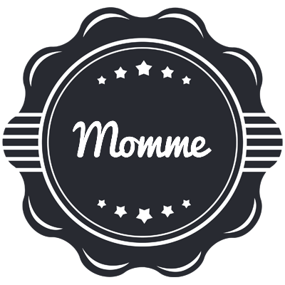 Momme badge logo