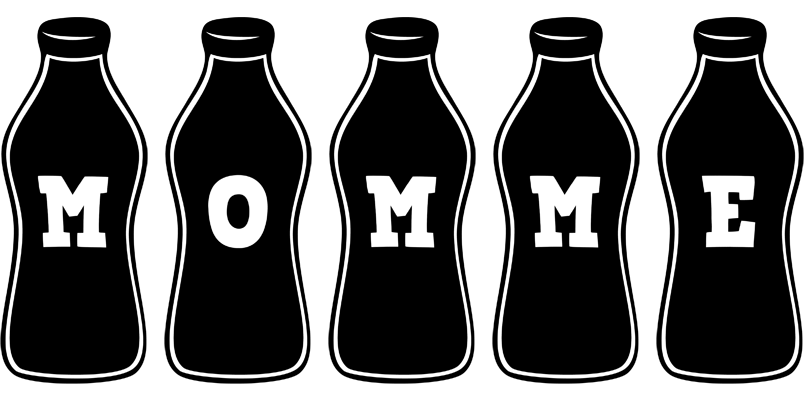 Momme bottle logo