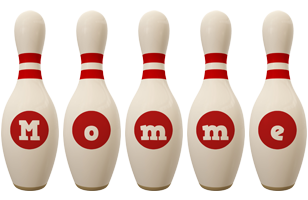 Momme bowling-pin logo