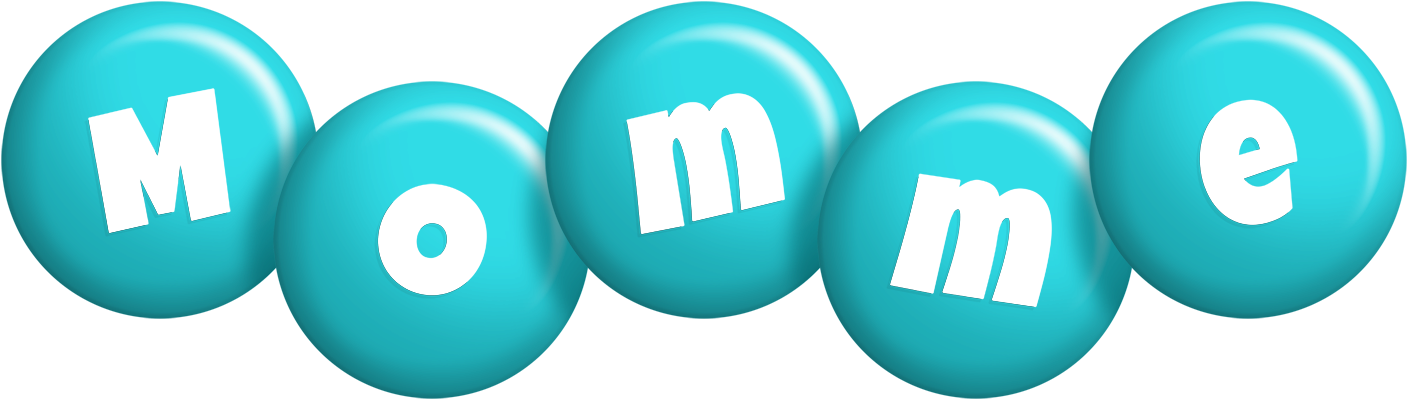 Momme candy-azur logo