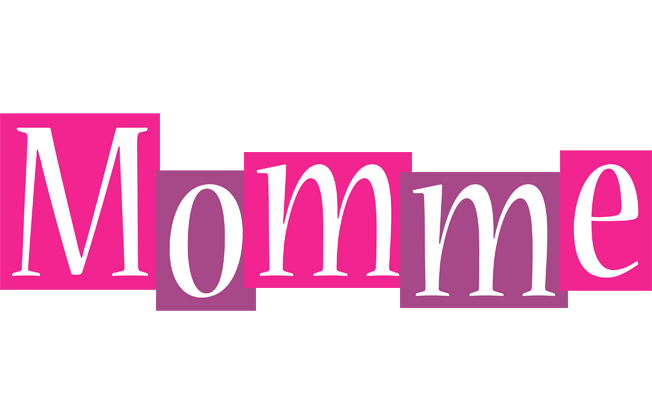 Momme whine logo