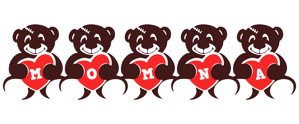 Momna bear logo
