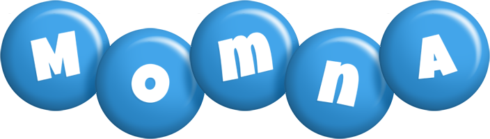 Momna candy-blue logo