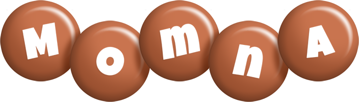 Momna candy-brown logo