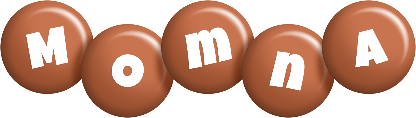 Momna candy-brown logo