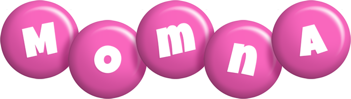 Momna candy-pink logo