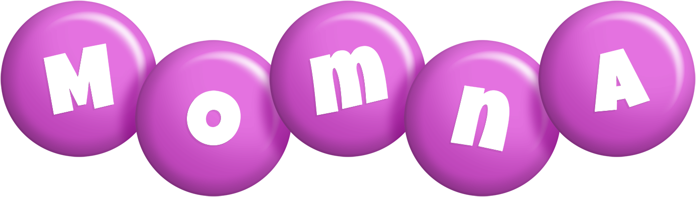 Momna candy-purple logo