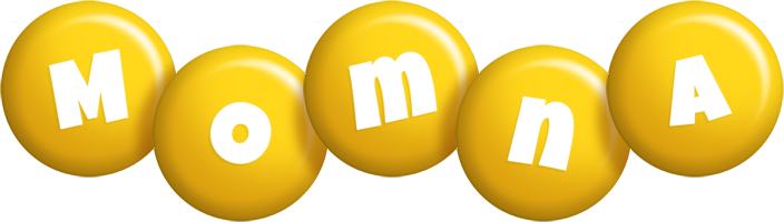 Momna candy-yellow logo