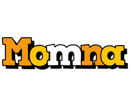 Momna cartoon logo