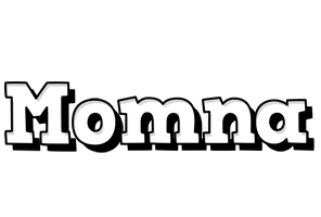 Momna snowing logo