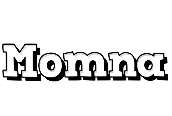 Momna snowing logo