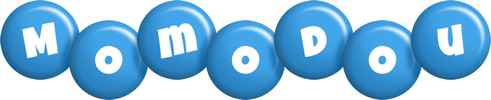 Momodou candy-blue logo