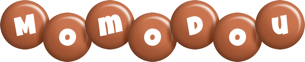 Momodou candy-brown logo