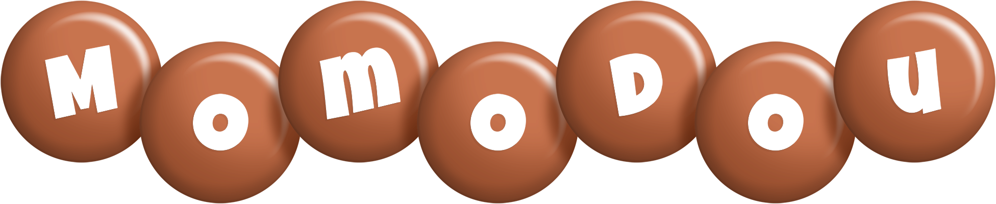 Momodou candy-brown logo