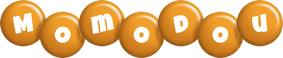 Momodou candy-orange logo