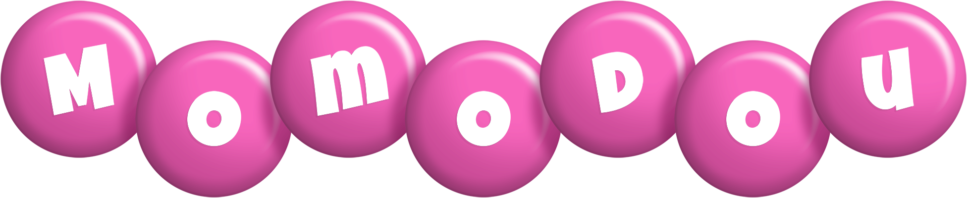 Momodou candy-pink logo