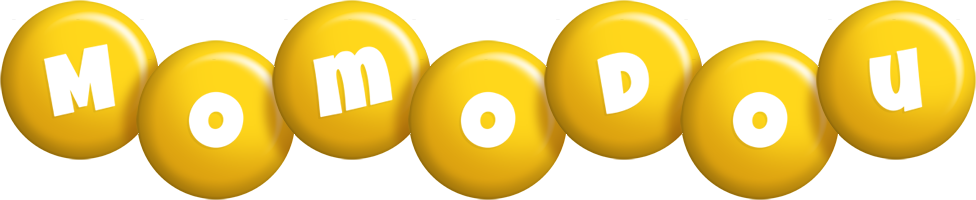 Momodou candy-yellow logo