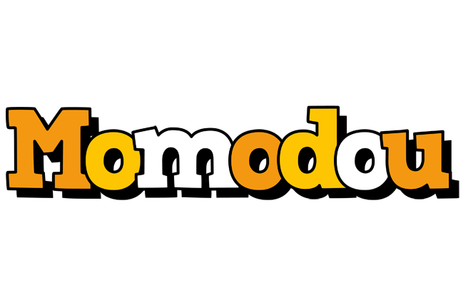 Momodou cartoon logo