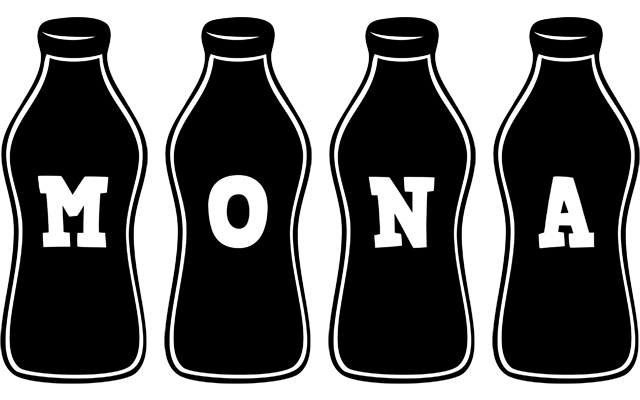 Mona bottle logo