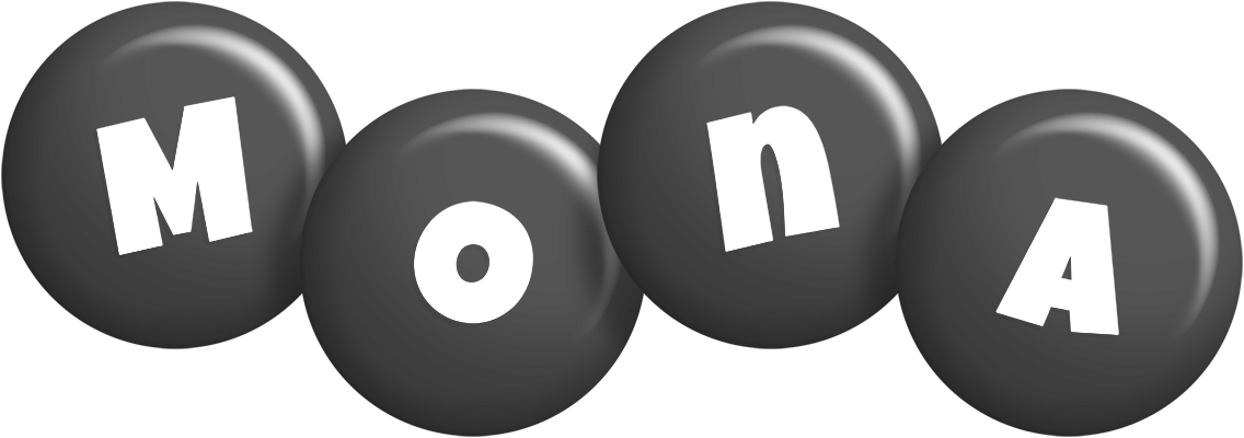 Mona candy-black logo