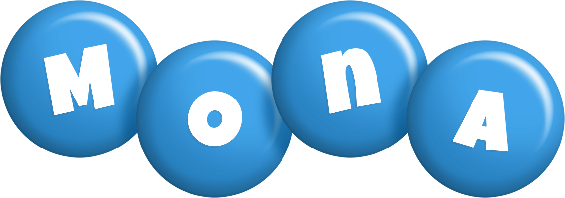 Mona candy-blue logo