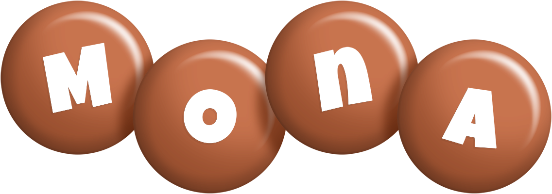 Mona candy-brown logo