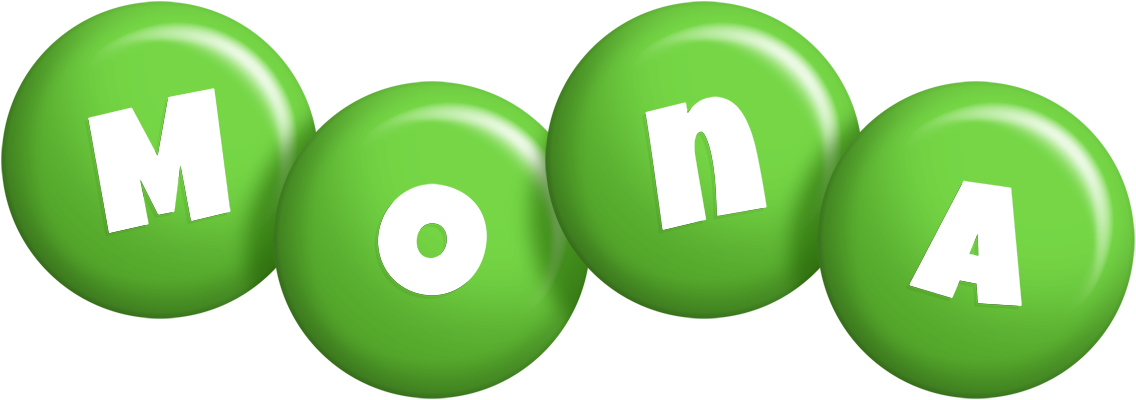 Mona candy-green logo