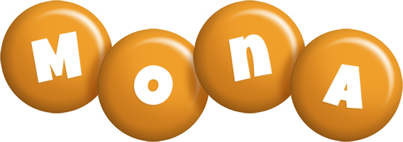 Mona candy-orange logo