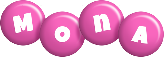 Mona candy-pink logo
