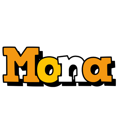 Mona cartoon logo