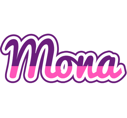 Mona cheerful logo