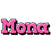 Mona girlish logo