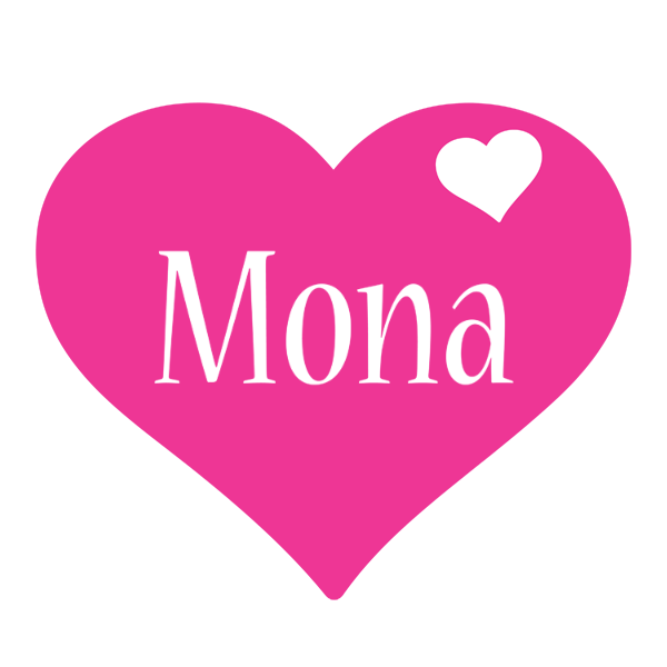 Mona love-heart logo