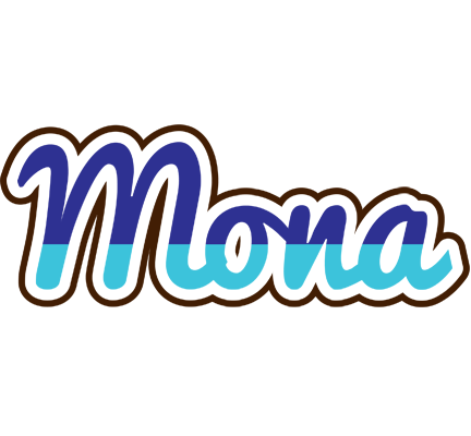 Mona raining logo