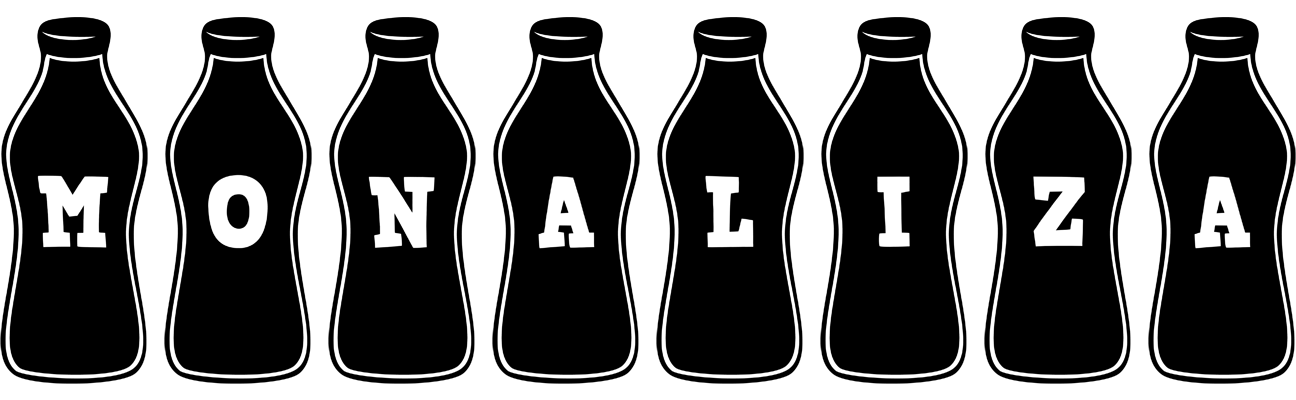 Monaliza bottle logo