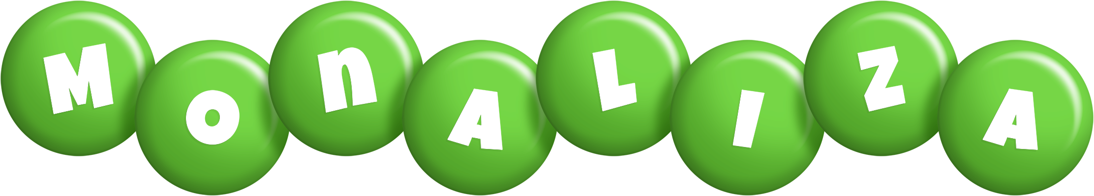 Monaliza candy-green logo