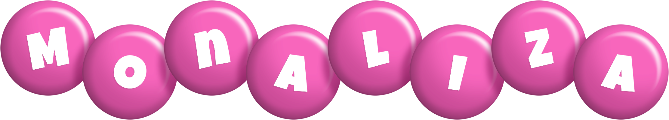 Monaliza candy-pink logo