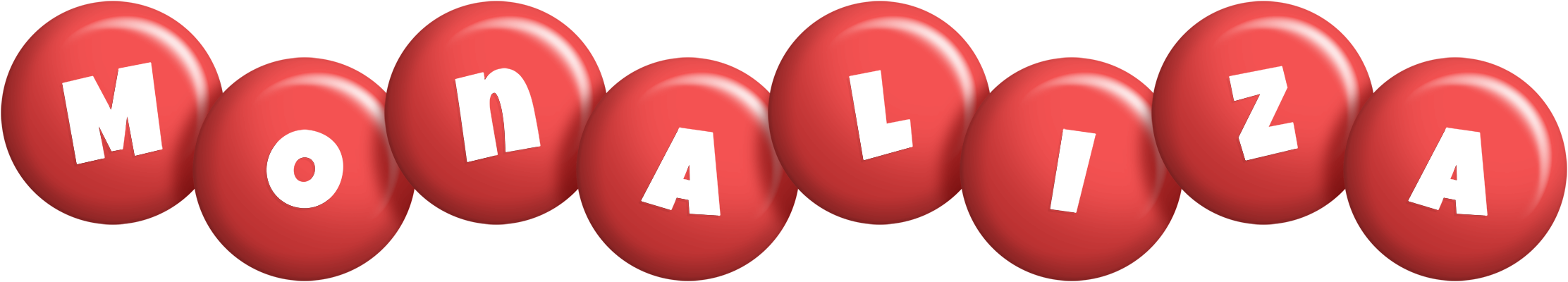 Monaliza candy-red logo