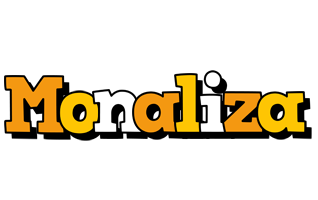 Monaliza cartoon logo