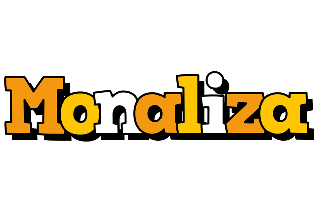 Monaliza cartoon logo