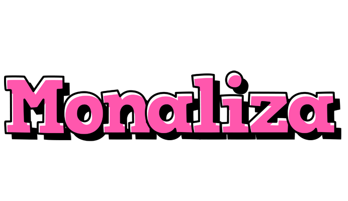 Monaliza girlish logo