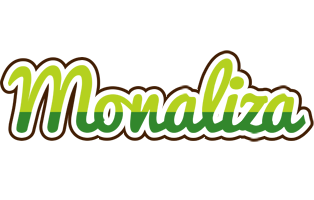 Monaliza golfing logo